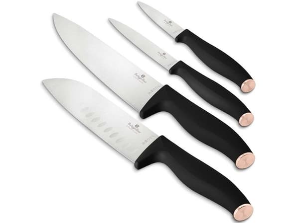 Sett med 4 kniver BERLINGER HAUS Black ROSE BH-2956