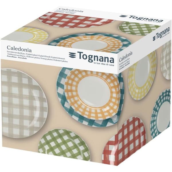 Tognana CALEDONIA Matsalsensemble 18 delar