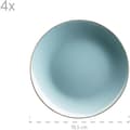 Miniatyrbild 4 av 4: Mäser BLÅ METALLISK KANT Servis 16 delar