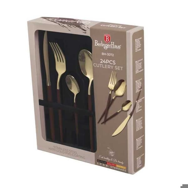 Bestickset - BERLINGERHAUS - BH-3072 - 24 delar - Rostfritt stål - Spegelpolerad finish