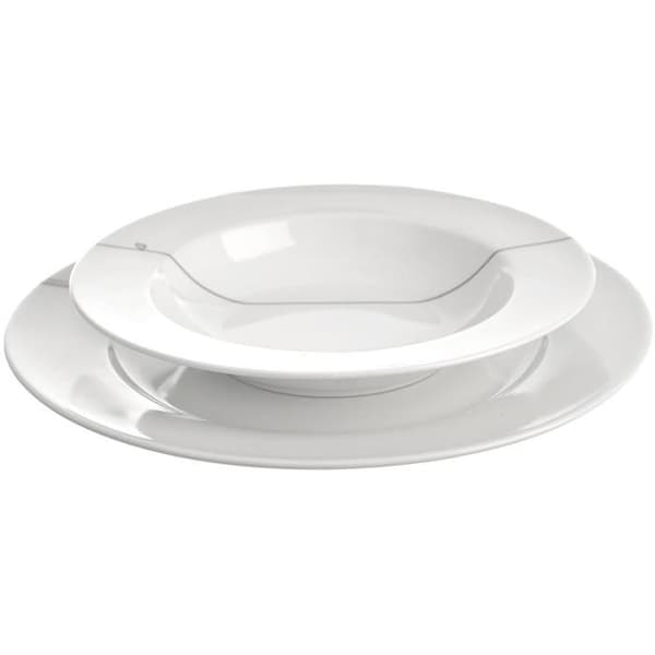 ORION Bordservice HEART 18 delar rund porslin