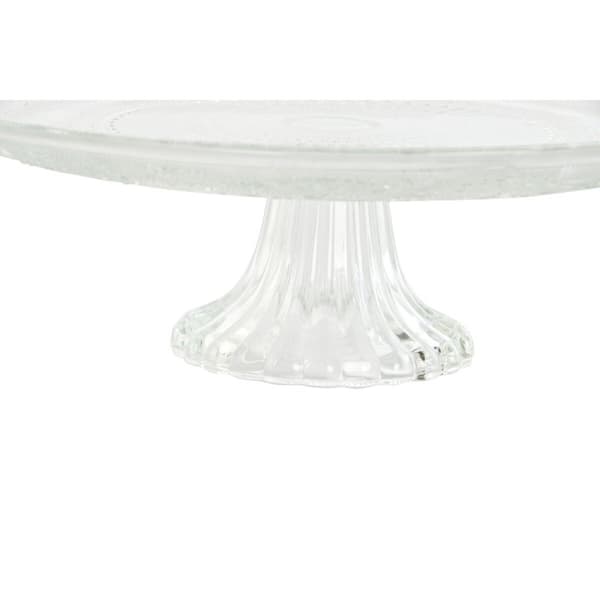 Platt skål Home ESPRIT Transparent Glas 29 x 29 x 9,2 cm