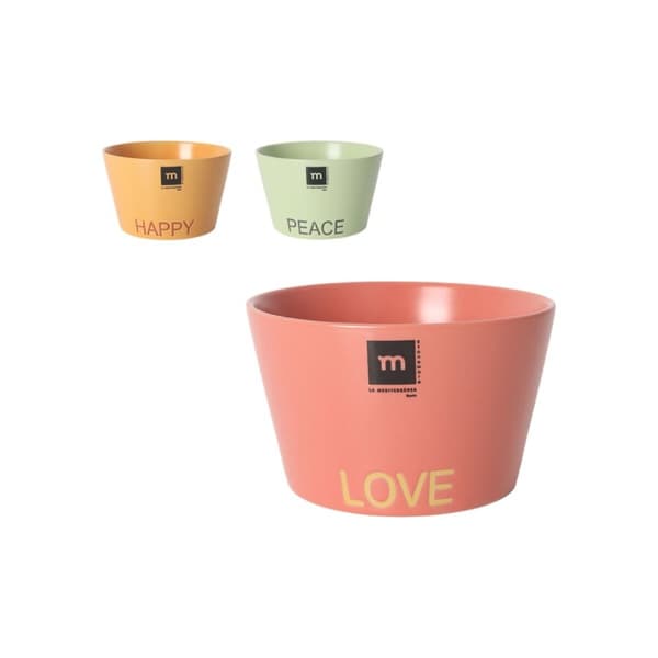 Skål La Mediterránea Love&peace 650 ml (24 antal)