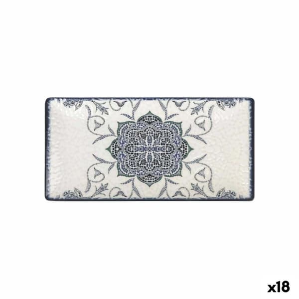 Servingsfat La Mediterránea Rosetta Rektangulär 30 x 15 x 2 cm (18 antal)