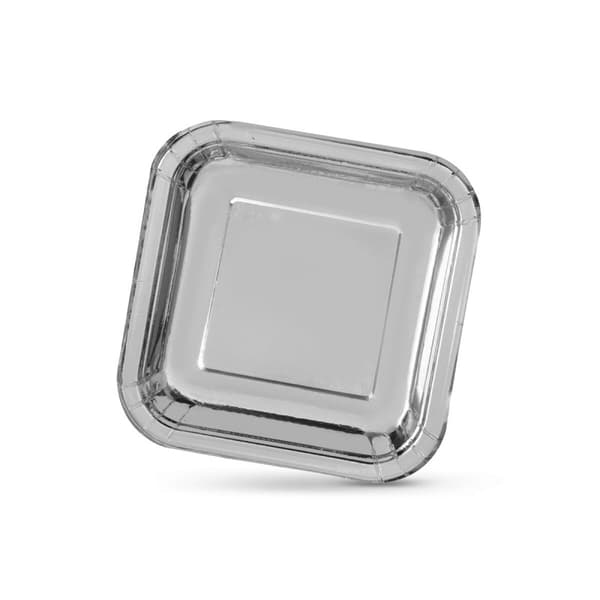 Tallriksset Algon Silvrig 20 cm 20 x 2 cm 10 Delar (18 antal)