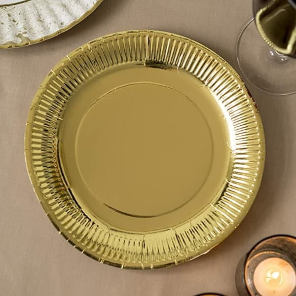 Tallriksset Algon Gyllene 23 cm 10 Delar (18 antal)