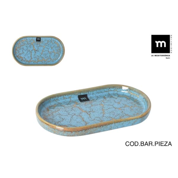 Servingsfat La Mediterránea Scratch blue (18 antal)