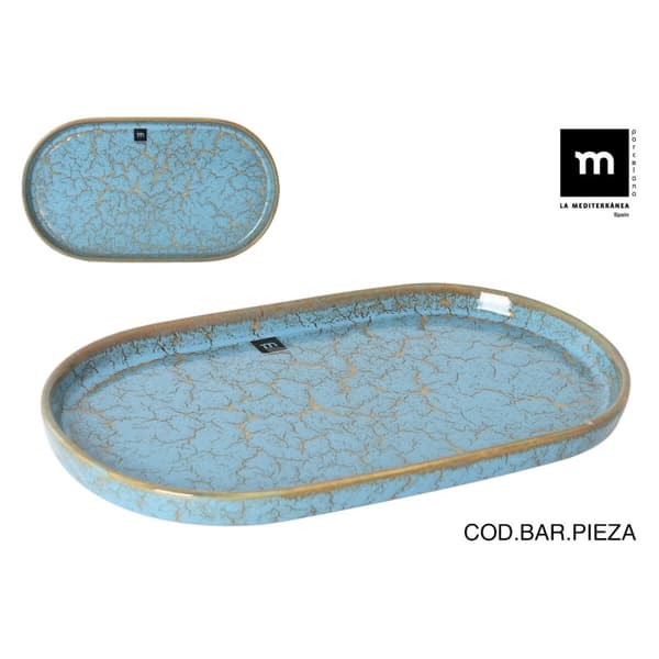 Servingsfat La Mediterránea Scratch blue (6 antal)