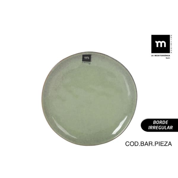 Platt skål La Mediterránea Macarella green Ø 20,5 cm (24 antal)