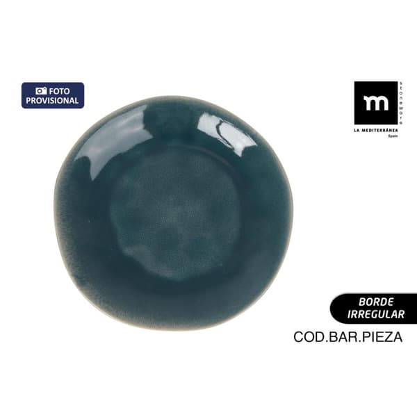 Platt skål La Mediterránea Ocean blue (12 antal)