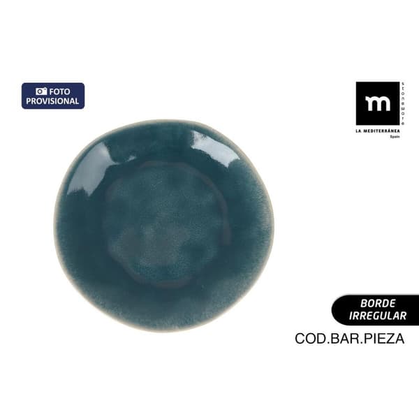 Platt skål La Mediterránea Ocean blue (12 antal)