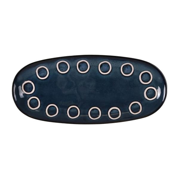 Servingsfat La Mediterránea Almudena Blå Avlång 29 x 13,5 x 2,4 cm (24 antal)