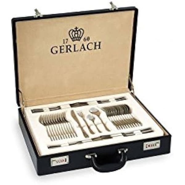 Bestickset - GERLACH - Valor - 68 delar - Rostfritt stål 18/10 - Elegant väska