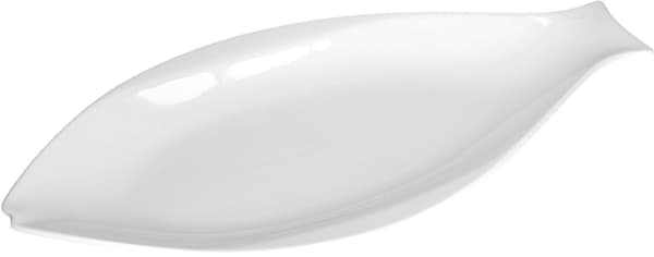 La Porcellana Bianca Elba serveringsbrett fisk 41,5 cm hvit