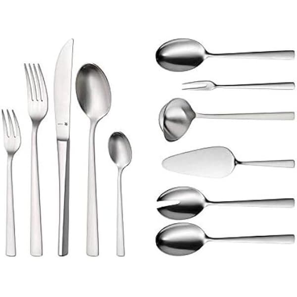 Bestickset - WMF - Corvo - 12 Bestick - Cromargan - Borstat Rostfritt Stål