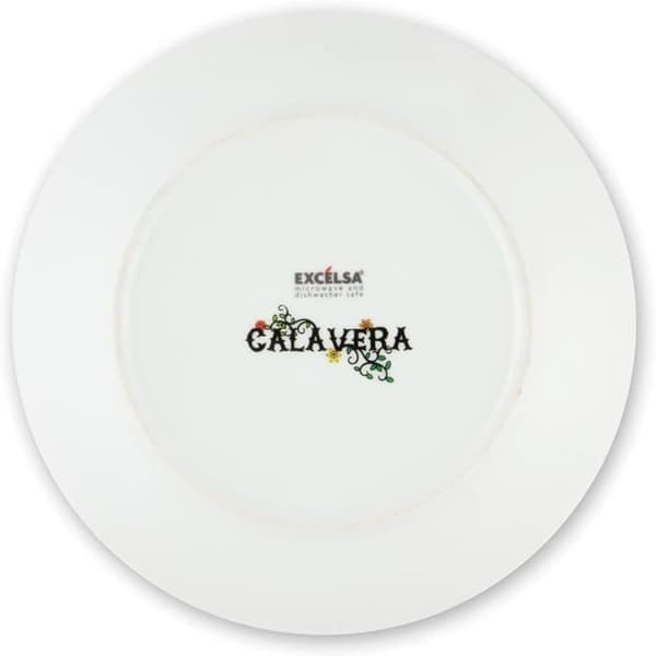 Excelsa Calavera Set med 18 tallrikar i porslin