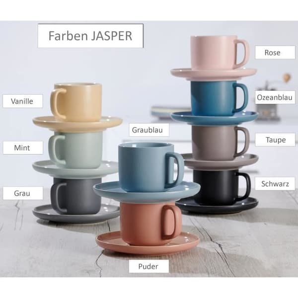 Servis av Jasper, 16 delar, taupe, stengods, Ritzenhoff Breker