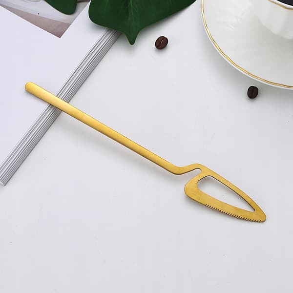 BESTICKSET Rostfritt Stål Modern 32 delar MATT GULD Set