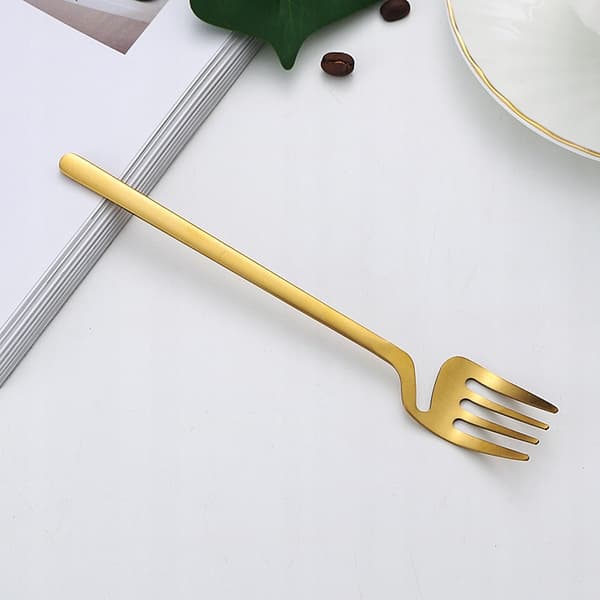 BESTICKSET Rostfritt Stål Modern 32 delar MATT GULD Set