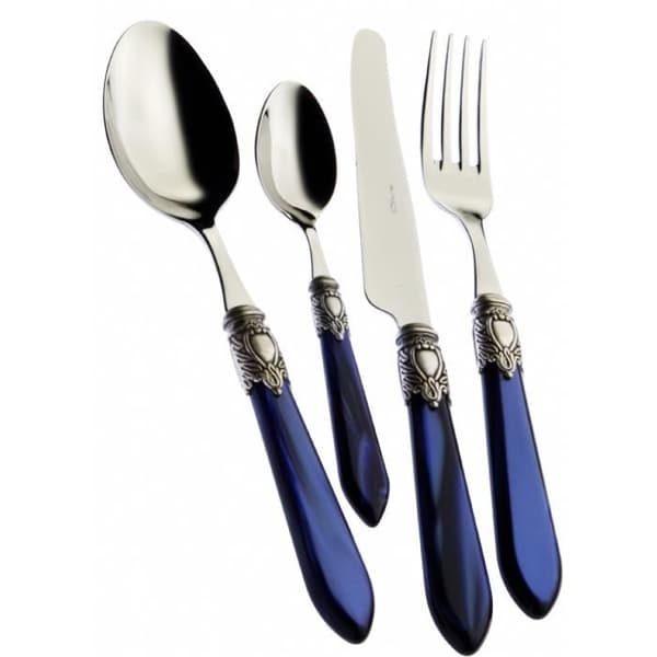 Bestick - Bugatti - Oxford - 24 delar - Blå - Komplett set