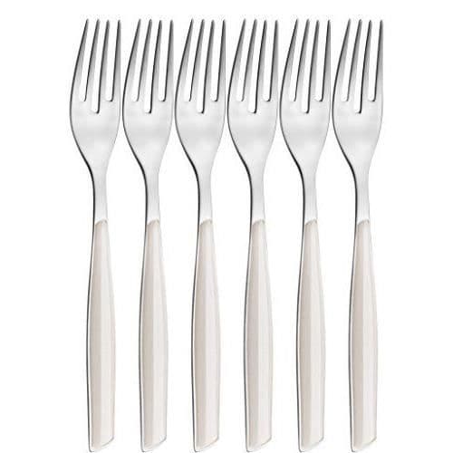 Bestickset - Bugatti - GLAU-021F05/6 - 6 delar - 18/10 Stål - Elfenben SAN