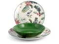 Miniatyrbild 3 av 3: Komplett service - H-h bordsservering - 762918 - servizio natalizio 18 pezzi celebration green
