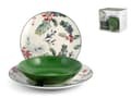 Miniatyrbild 1 av 3: Komplett service - H-h bordsservering - 762918 - servizio natalizio 18 pezzi celebration green