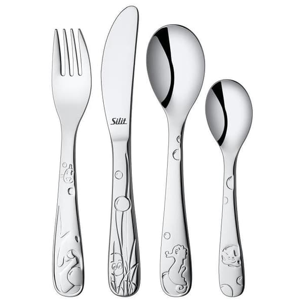 Silit Aquarama 7500.6108.11 Set om 4 bestick för barn - 21.4528.6202