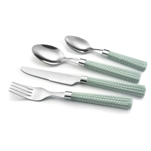 Ménagère - AMEFA - Pappe - 24 stycken - Polypropen - Vattenfärgad - Flätad effekt