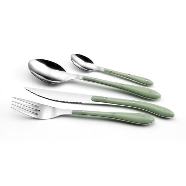 Ménagère - AMEFA - Bistro 1-2-3 - 24 delar - Grön vatten - Polypropen