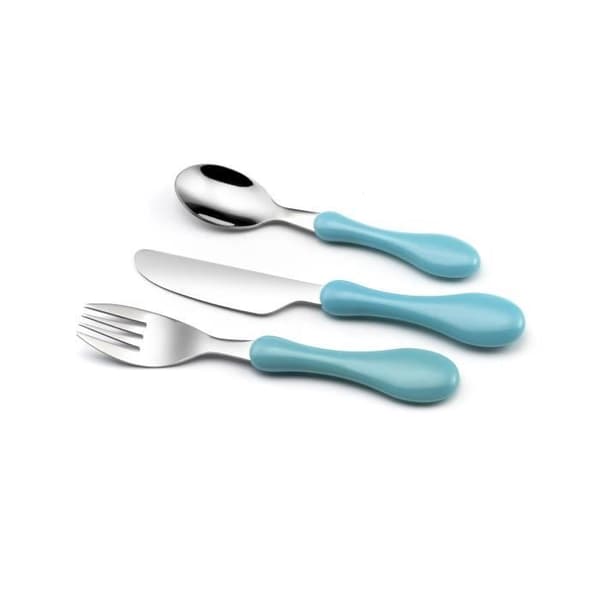 AMEFA - 831730 - Tub 3 delar Blå Barnbestick - Moln