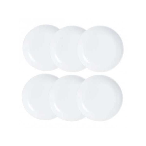 Servis set - Luminarc - Diwali - 6 st - Glas - Vit - 19 cm