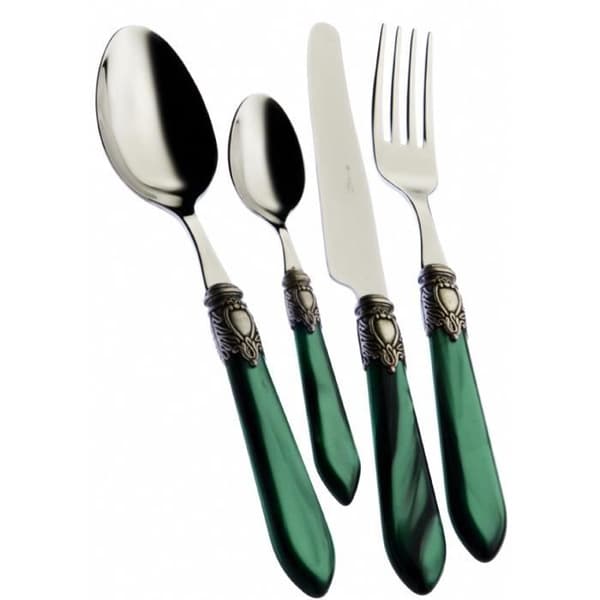 Bestick - Bugatti - Oxford - 24 delar - Grön - Komplett set