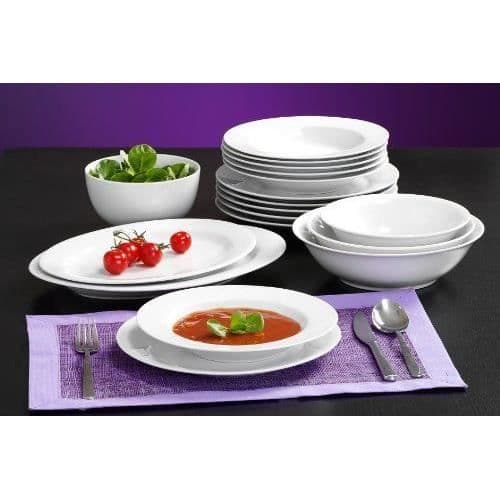 Matservis - Ritzenhoff & Breker - Bianco 079463 - 12 delar - Porslin - Kompatibel med diskmaskin