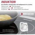Miniatyrbild 4 av 4: Häll - Rommelsbacher - CT 2020/IN - Induktion 3400 Watt - Svart/Silver - Metall