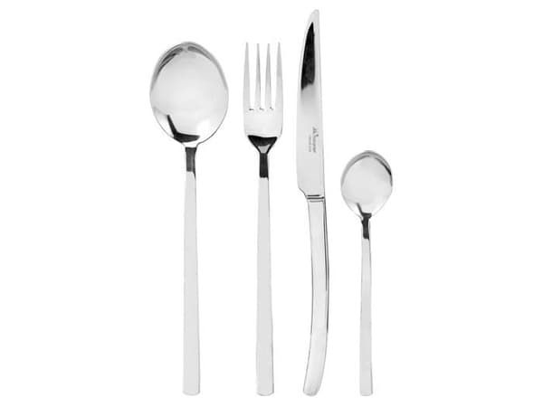 Menagere - komplett bestickset i rostfritt stål pran - 721332 - Inoxpran Venetianskt bestickset om 24 st i rostfritt stål