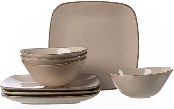 Ritzenhoff - breker - 083736 - Casa 8-delat servis Nougat servis 33 x 33 x 18 cm