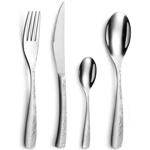 Ménagère - AMEFA - Empreinte - 24 delar - Rostfritt stål - Diskmaskinssäker