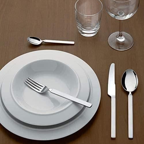 Alessi Dry Bestickset 5 delar i 18/10 rostfritt stål polerat med satinhandtag - 4180S5