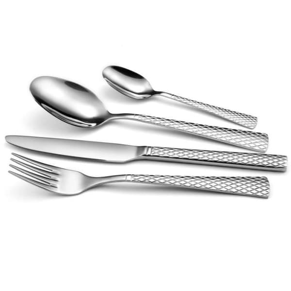 Ménagère - AMEFA - Quadrille premium - 24 delar - Rostfritt stål - Blank finish