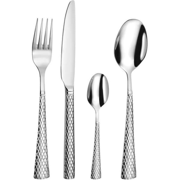 Ménagère - AMEFA - Quadrille premium - 24 delar - Rostfritt stål - Blank finish