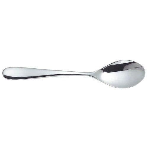 Alessi 5180/26 Nuovo Milano platt sked F-Point i polerat stål Set med 6 delar...