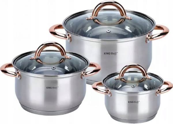 Komplett service - Kinghoff bordservice - KH-1761 - SET MED 6 KÄLLEMENTER