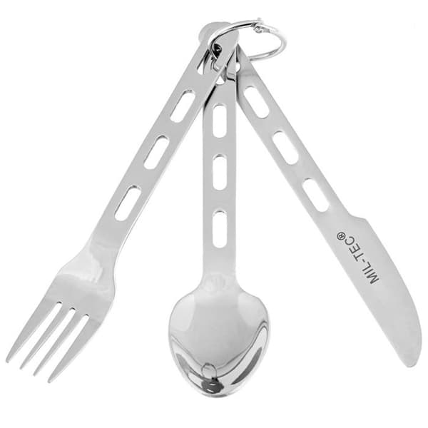 Reseknäppen Mil-Tec Essentials, 3 delar, kombinerade, stål