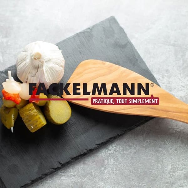 Köksredskap - Fackelmann - Salladsbestick - Olivträ - 30 cm - Set med 2 delar