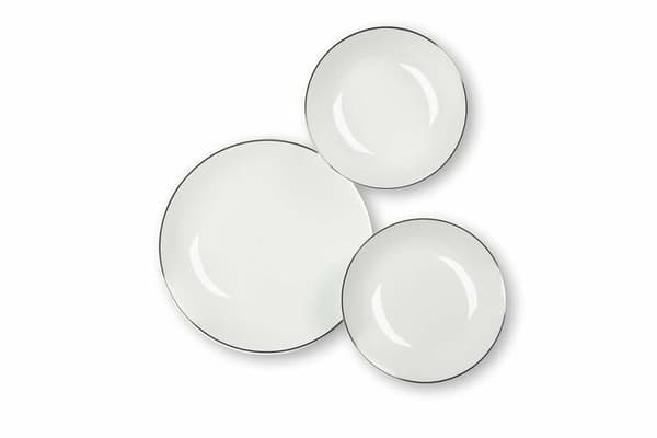 Komplett service - Excelsa middagsservering - 64852 - PLATINUM 18-delad middagsservering
