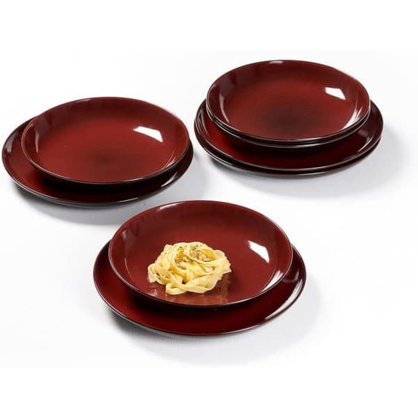 Ensemble Assiettes Rouge Gambia Ritzenhoff Breker