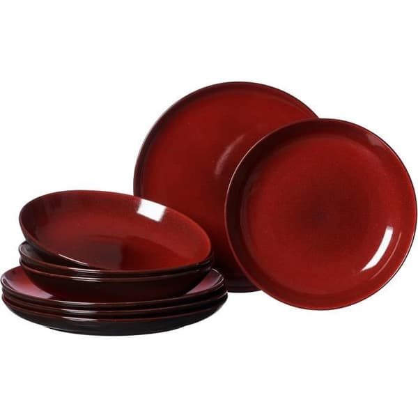 Ensemble Assiettes Rouge Gambia Ritzenhoff Breker
