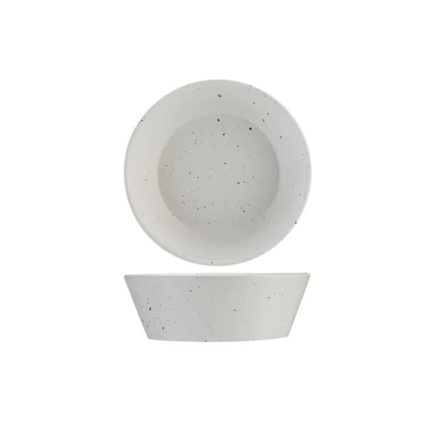 Punto White stengodsservice 18 stycken: 6 platta tallrikar D25,7cm + 6 desserttallrikar D20,3cm + 6 sopptallrikar D15,5cm