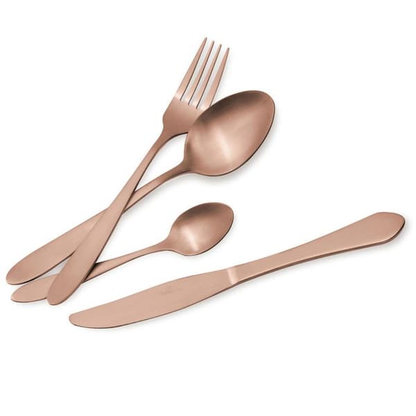 SZTUĆCE 24 DELAR. BERLINGER HAUS BH-3076 SATYNA ROSÉ GULD